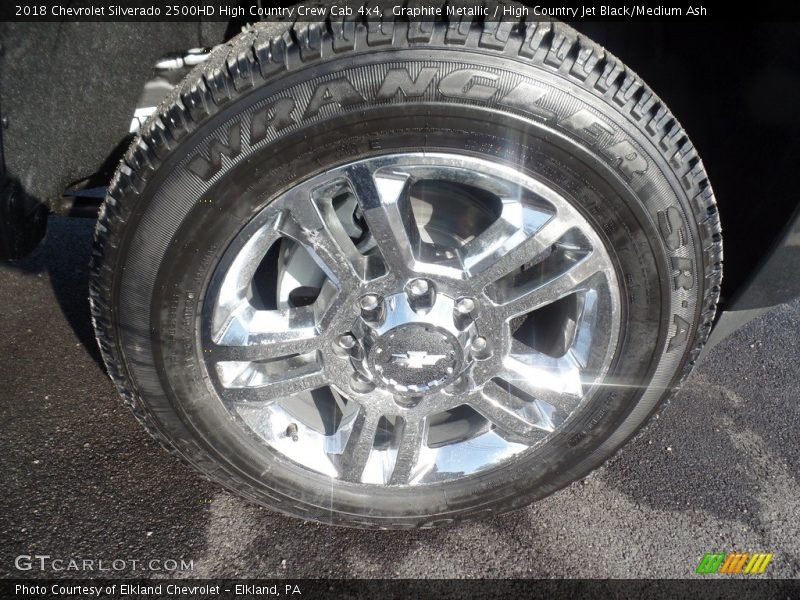 Graphite Metallic / High Country Jet Black/Medium Ash 2018 Chevrolet Silverado 2500HD High Country Crew Cab 4x4