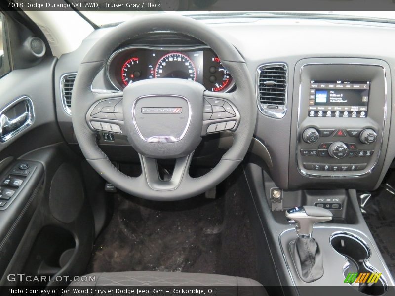Bruiser Gray / Black 2018 Dodge Durango SXT AWD