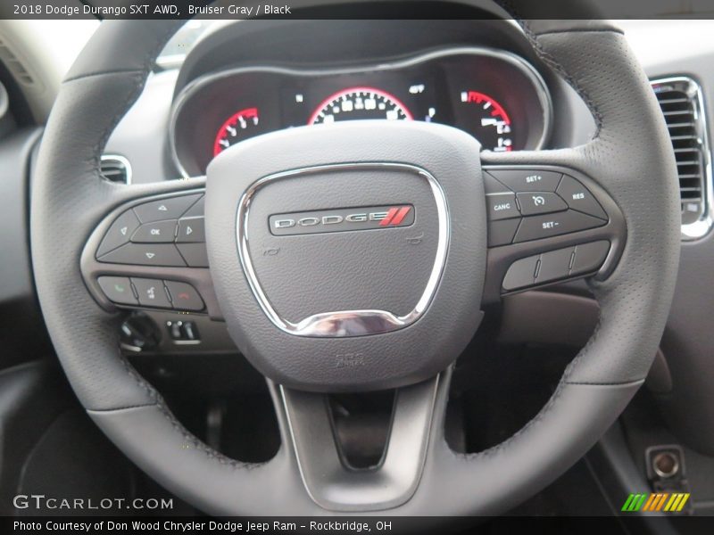 Bruiser Gray / Black 2018 Dodge Durango SXT AWD