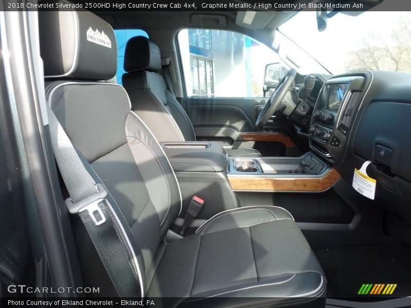 Graphite Metallic / High Country Jet Black/Medium Ash 2018 Chevrolet Silverado 2500HD High Country Crew Cab 4x4