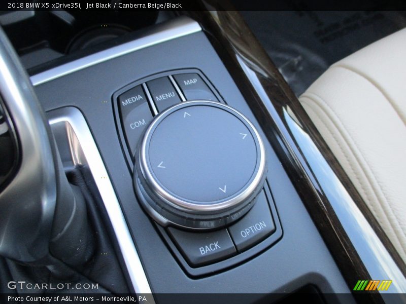 Jet Black / Canberra Beige/Black 2018 BMW X5 xDrive35i