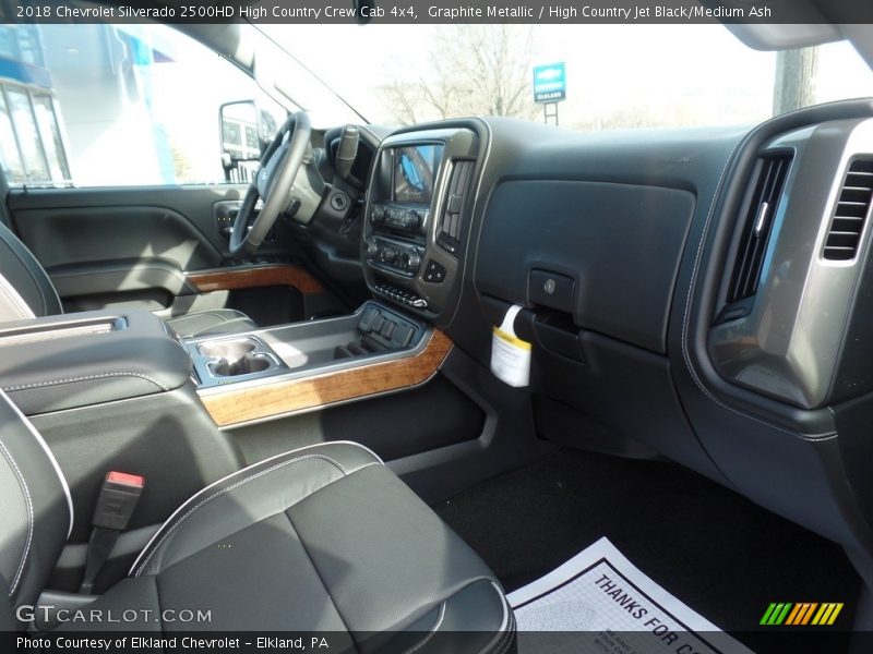 Graphite Metallic / High Country Jet Black/Medium Ash 2018 Chevrolet Silverado 2500HD High Country Crew Cab 4x4