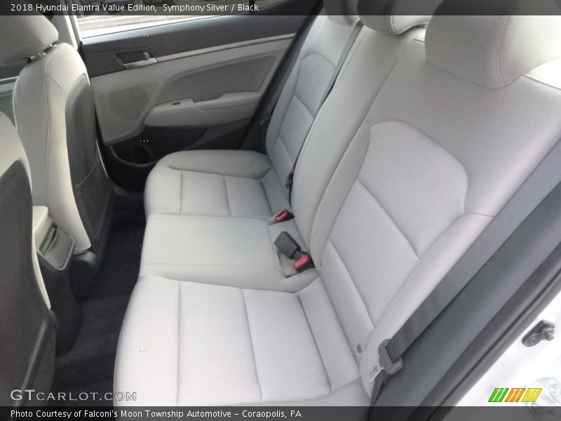 Symphony Silver / Black 2018 Hyundai Elantra Value Edition