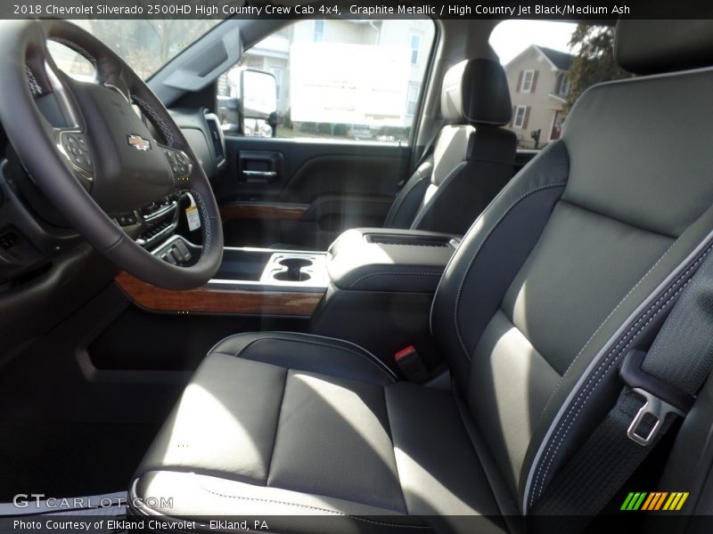 Graphite Metallic / High Country Jet Black/Medium Ash 2018 Chevrolet Silverado 2500HD High Country Crew Cab 4x4