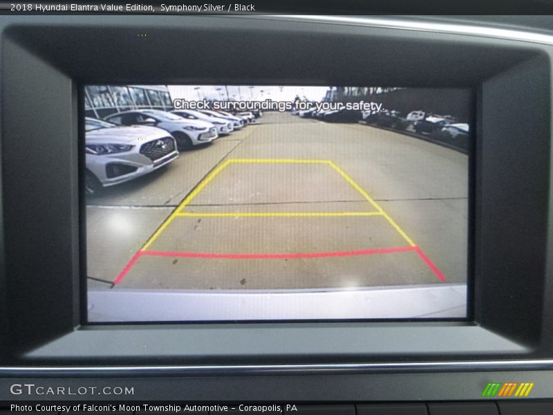 Symphony Silver / Black 2018 Hyundai Elantra Value Edition