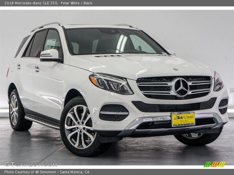 Polar White / Black 2018 Mercedes-Benz GLE 350