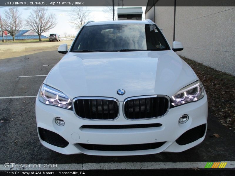 Alpine White / Black 2018 BMW X5 xDrive35i