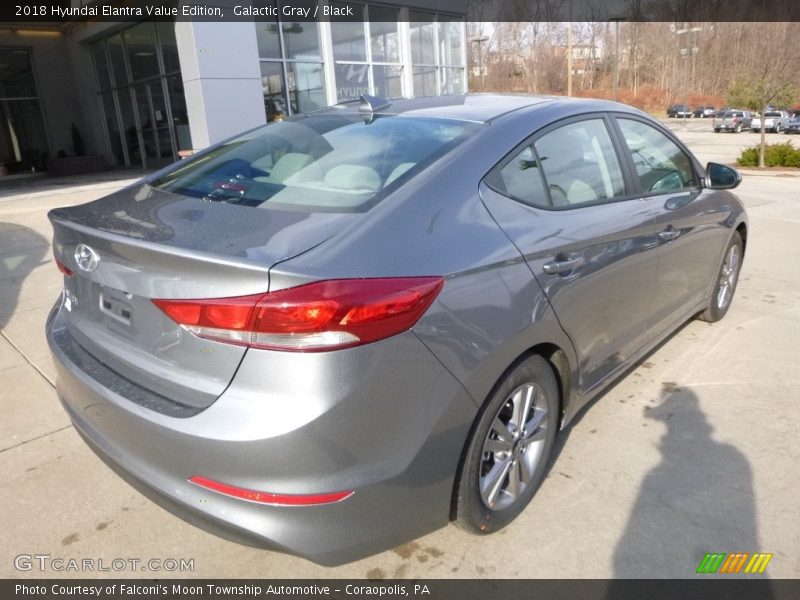 Galactic Gray / Black 2018 Hyundai Elantra Value Edition