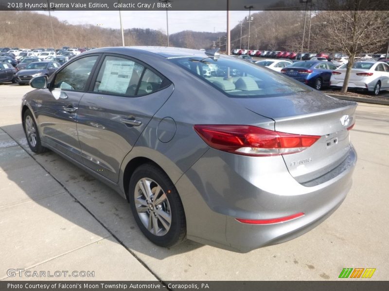 Galactic Gray / Black 2018 Hyundai Elantra Value Edition