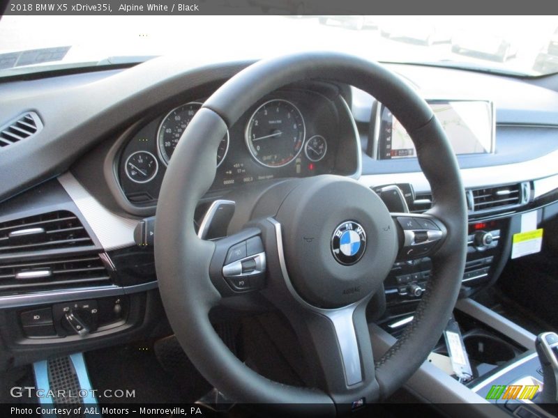 Alpine White / Black 2018 BMW X5 xDrive35i