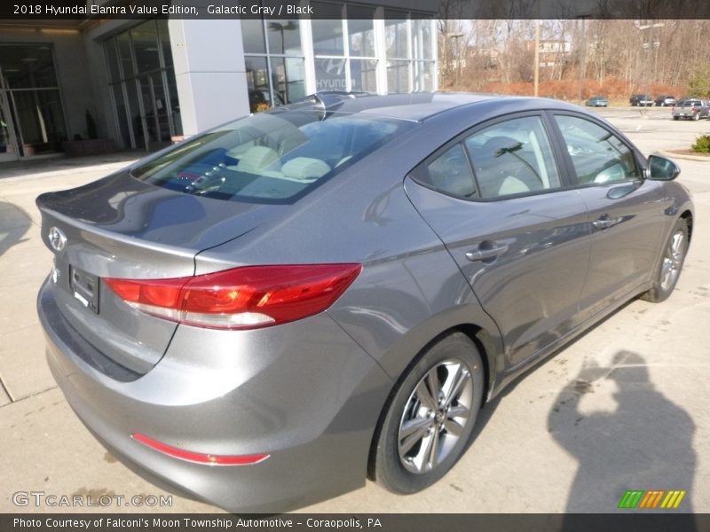 Galactic Gray / Black 2018 Hyundai Elantra Value Edition