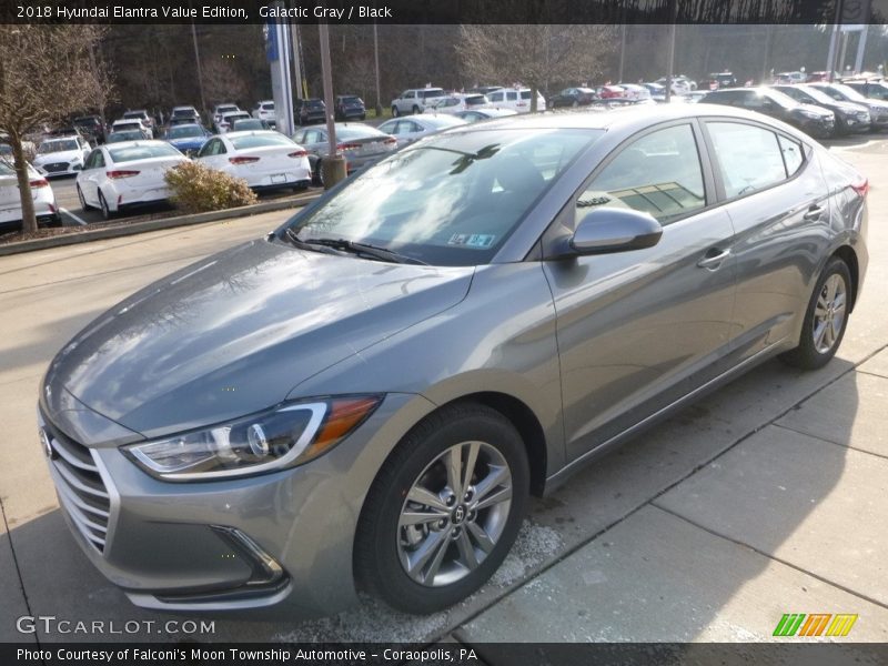 Galactic Gray / Black 2018 Hyundai Elantra Value Edition