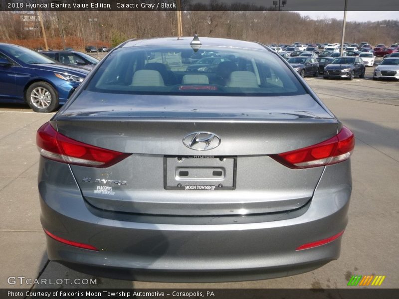 Galactic Gray / Black 2018 Hyundai Elantra Value Edition