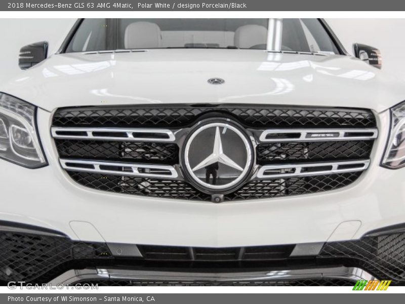 Polar White / designo Porcelain/Black 2018 Mercedes-Benz GLS 63 AMG 4Matic