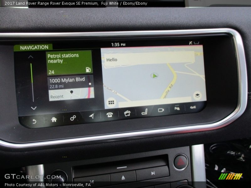 Fuji White / Ebony/Ebony 2017 Land Rover Range Rover Evoque SE Premium
