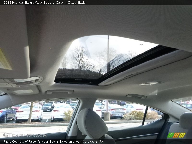 Galactic Gray / Black 2018 Hyundai Elantra Value Edition
