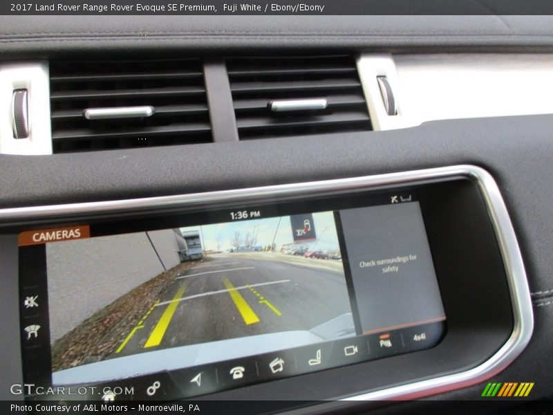 Fuji White / Ebony/Ebony 2017 Land Rover Range Rover Evoque SE Premium