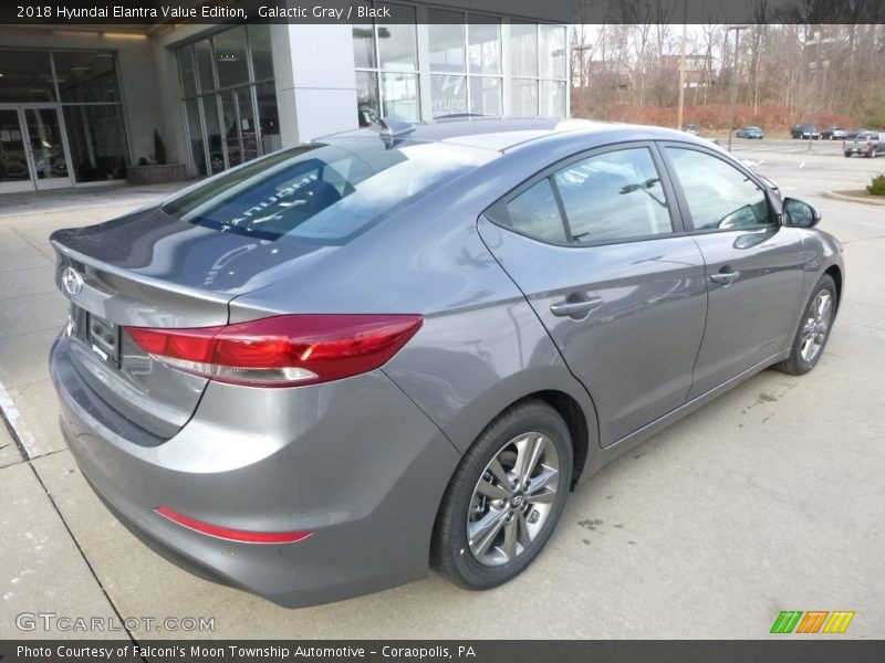 Galactic Gray / Black 2018 Hyundai Elantra Value Edition