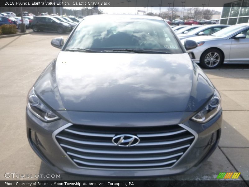 Galactic Gray / Black 2018 Hyundai Elantra Value Edition