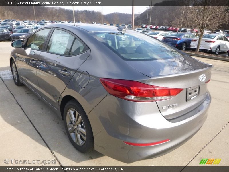 Galactic Gray / Black 2018 Hyundai Elantra Value Edition
