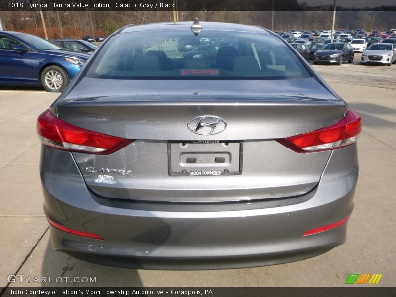 Galactic Gray / Black 2018 Hyundai Elantra Value Edition