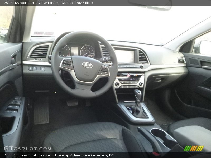 Galactic Gray / Black 2018 Hyundai Elantra Value Edition