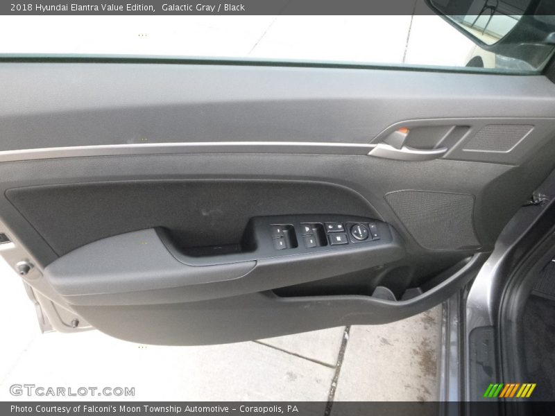 Galactic Gray / Black 2018 Hyundai Elantra Value Edition