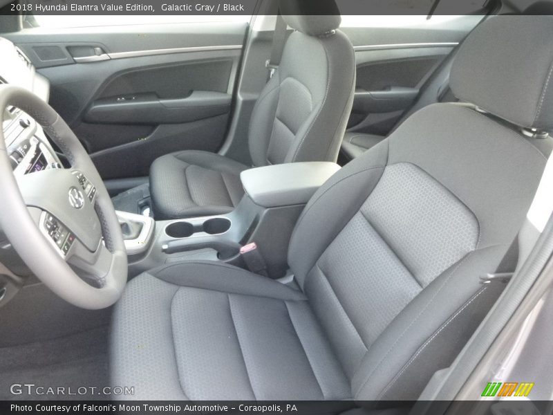 Galactic Gray / Black 2018 Hyundai Elantra Value Edition