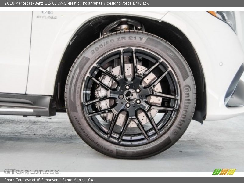 Polar White / designo Porcelain/Black 2018 Mercedes-Benz GLS 63 AMG 4Matic