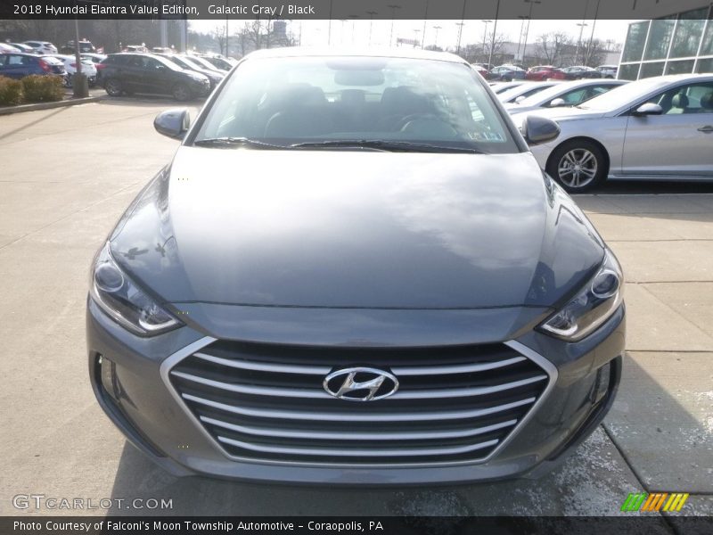 Galactic Gray / Black 2018 Hyundai Elantra Value Edition