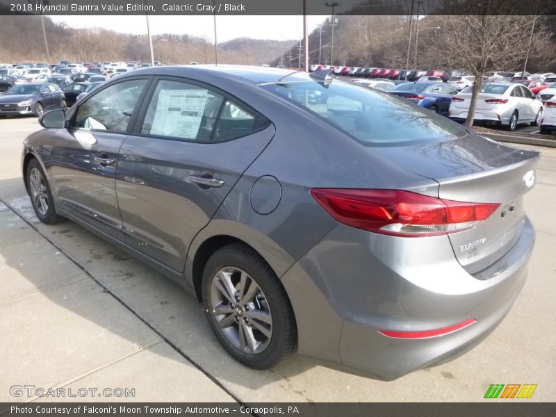 Galactic Gray / Black 2018 Hyundai Elantra Value Edition