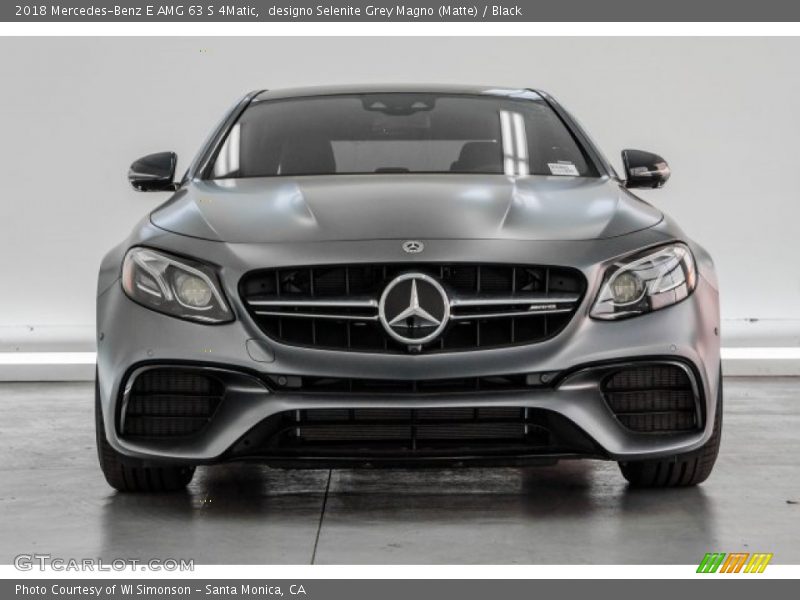 designo Selenite Grey Magno (Matte) / Black 2018 Mercedes-Benz E AMG 63 S 4Matic