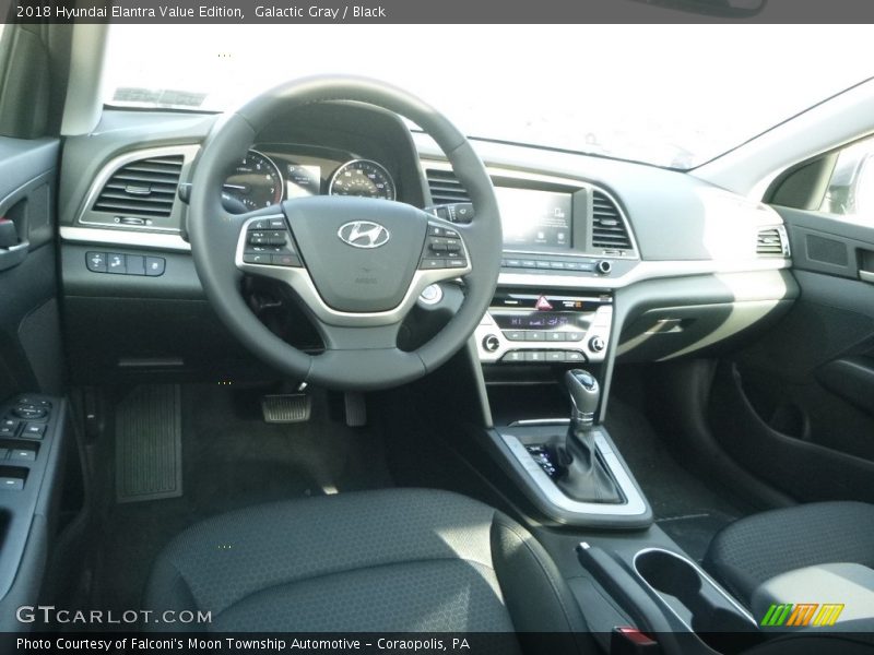 Galactic Gray / Black 2018 Hyundai Elantra Value Edition
