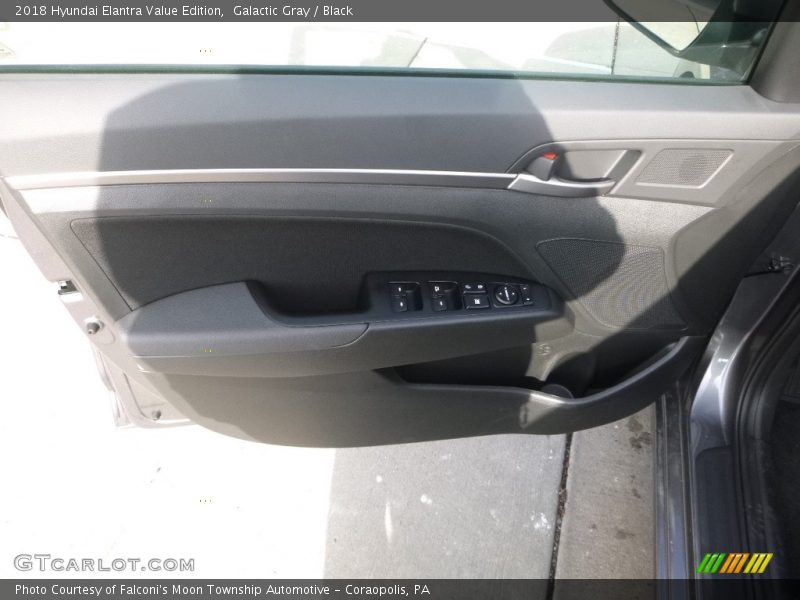 Galactic Gray / Black 2018 Hyundai Elantra Value Edition
