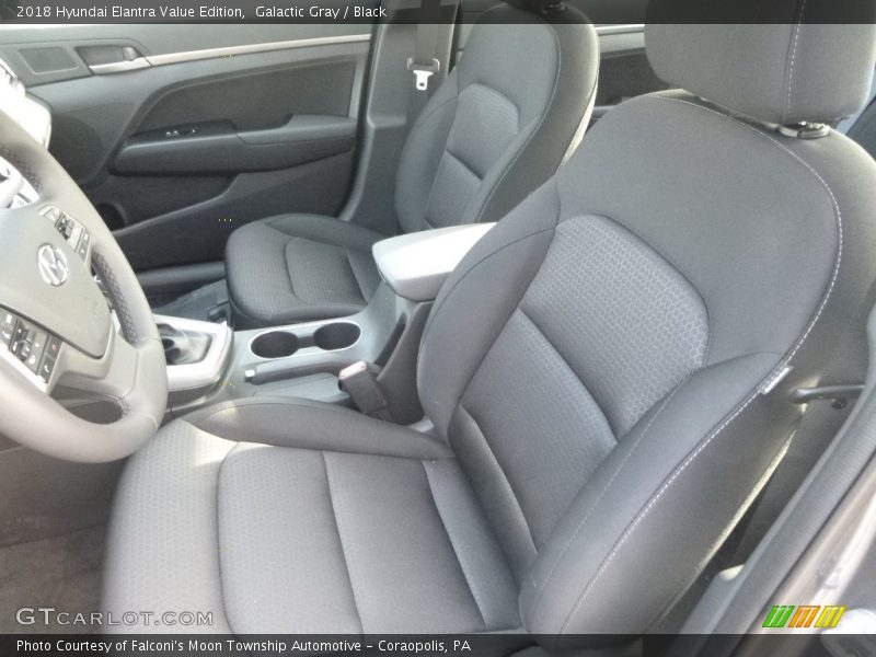Galactic Gray / Black 2018 Hyundai Elantra Value Edition