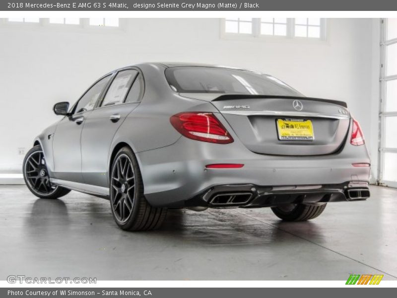 designo Selenite Grey Magno (Matte) / Black 2018 Mercedes-Benz E AMG 63 S 4Matic