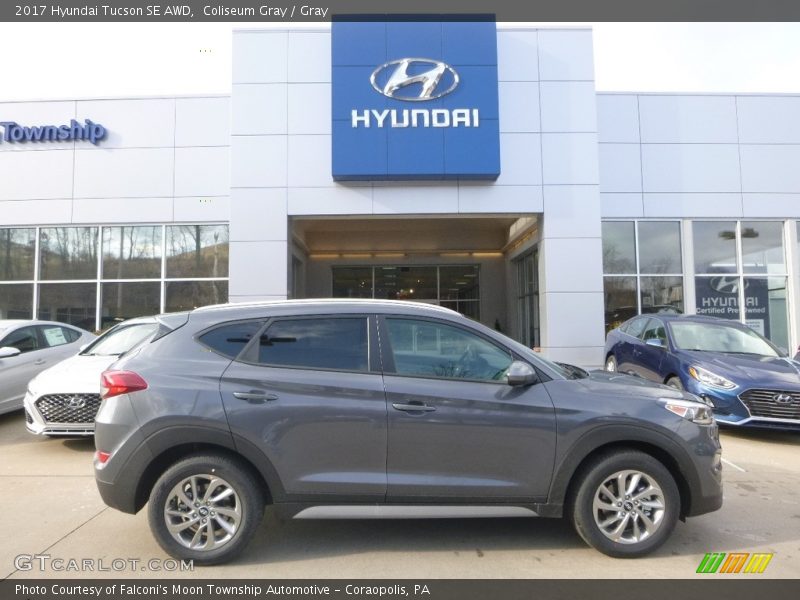 Coliseum Gray / Gray 2017 Hyundai Tucson SE AWD