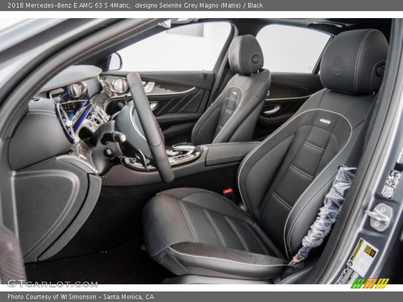 Front Seat of 2018 E AMG 63 S 4Matic