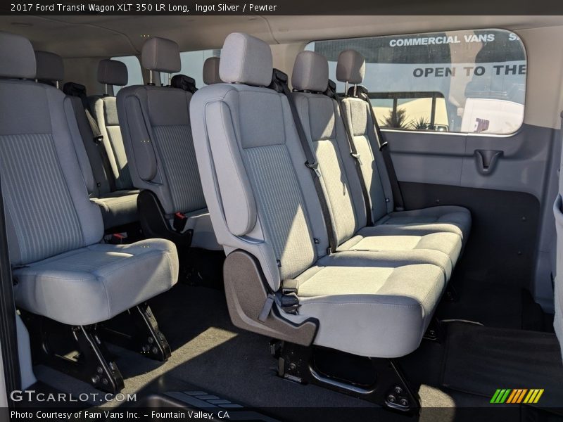 Ingot Silver / Pewter 2017 Ford Transit Wagon XLT 350 LR Long