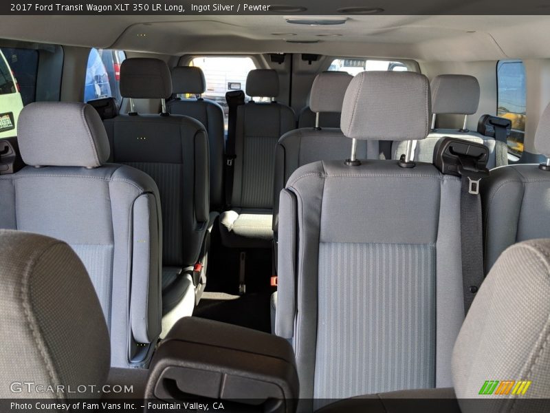 Ingot Silver / Pewter 2017 Ford Transit Wagon XLT 350 LR Long