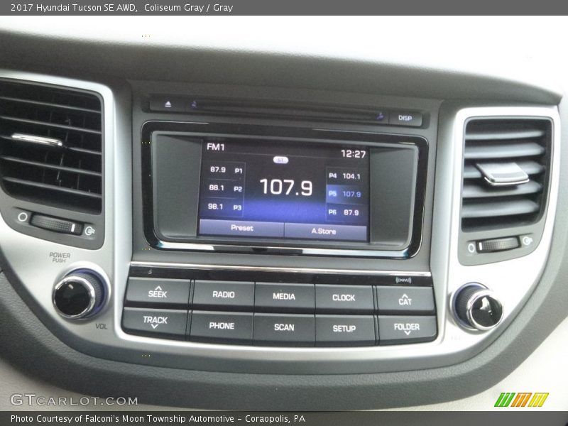 Coliseum Gray / Gray 2017 Hyundai Tucson SE AWD