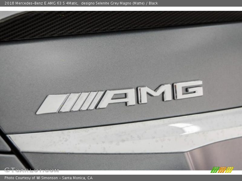 designo Selenite Grey Magno (Matte) / Black 2018 Mercedes-Benz E AMG 63 S 4Matic
