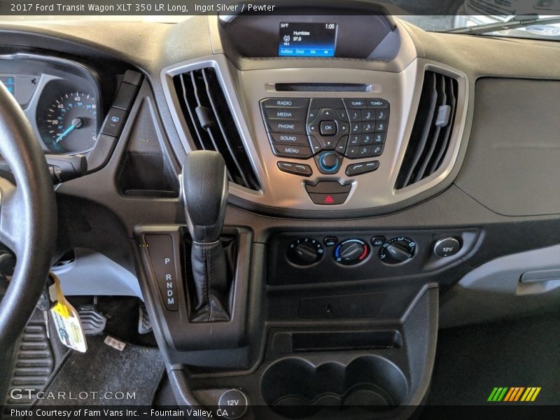 Ingot Silver / Pewter 2017 Ford Transit Wagon XLT 350 LR Long