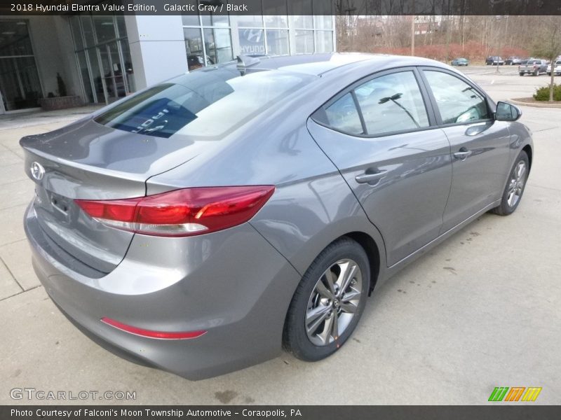 Galactic Gray / Black 2018 Hyundai Elantra Value Edition