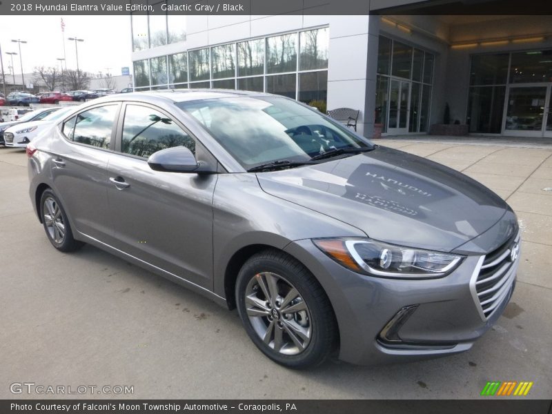 Galactic Gray / Black 2018 Hyundai Elantra Value Edition