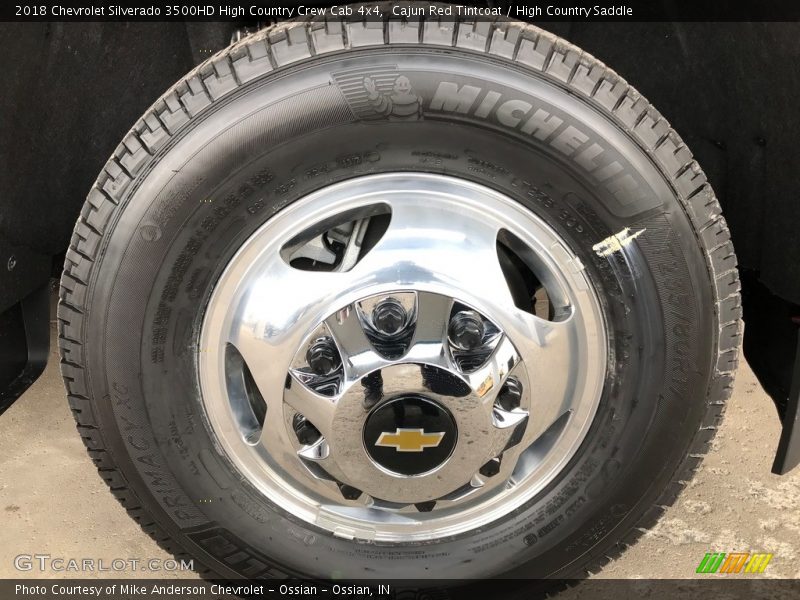 Cajun Red Tintcoat / High Country Saddle 2018 Chevrolet Silverado 3500HD High Country Crew Cab 4x4