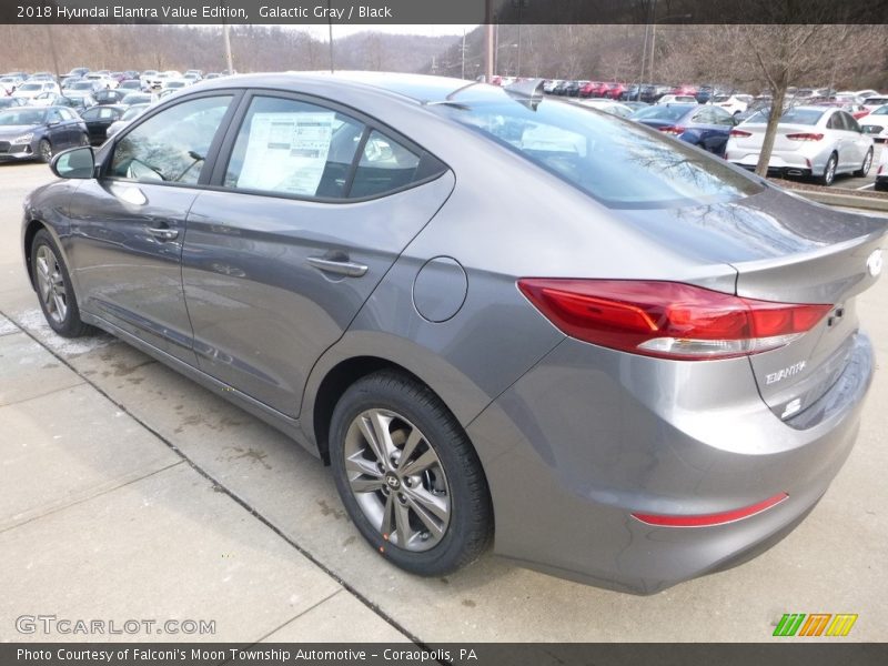 Galactic Gray / Black 2018 Hyundai Elantra Value Edition