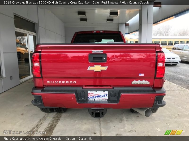 Cajun Red Tintcoat / High Country Saddle 2018 Chevrolet Silverado 3500HD High Country Crew Cab 4x4