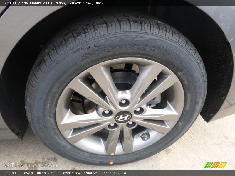 Galactic Gray / Black 2018 Hyundai Elantra Value Edition