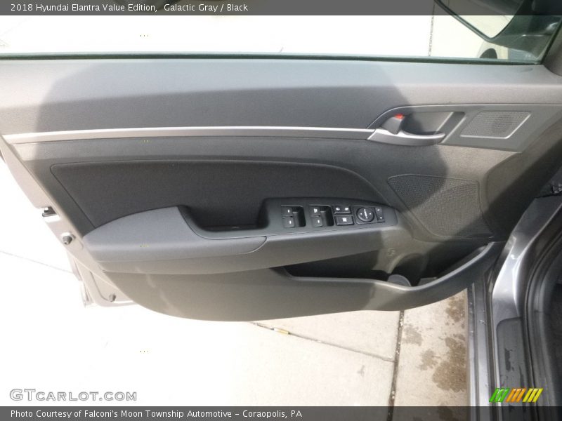Galactic Gray / Black 2018 Hyundai Elantra Value Edition